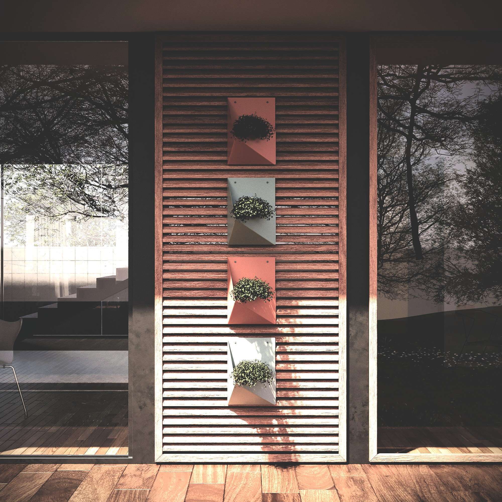 Jardinière Arlecchina Signora Flaim - Meubles de jardin design italien