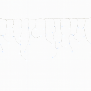 LED Stalaktiten - 180 LED Ice - Lichtspiele - L 4,20 m × H max 50 cm - 31V - transparenter Draht - anschließbar (max 3 Sets) - Außeneinsatz