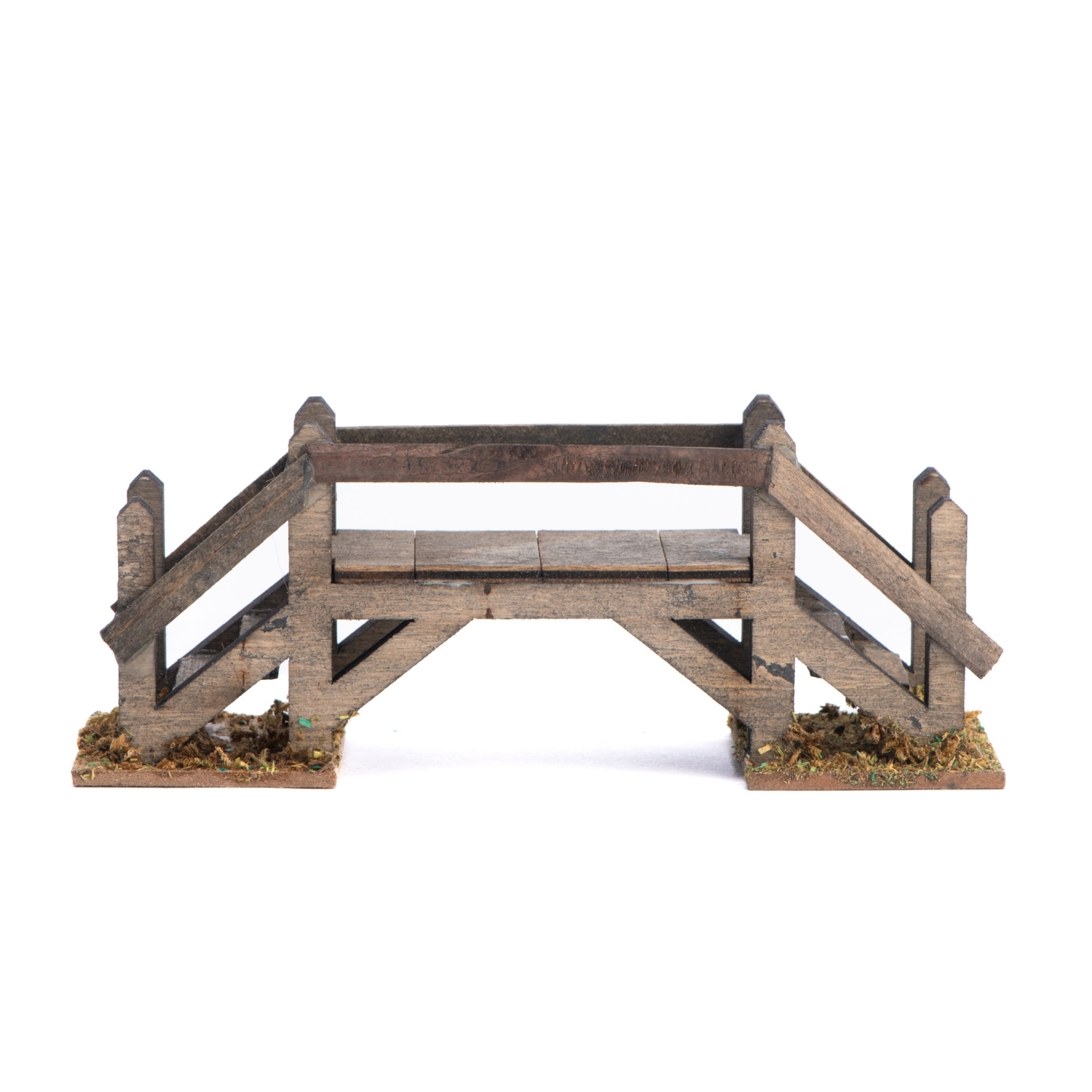 Set 2 Ponti in Legno 15x5x6 cm per Presepe - immagine 3