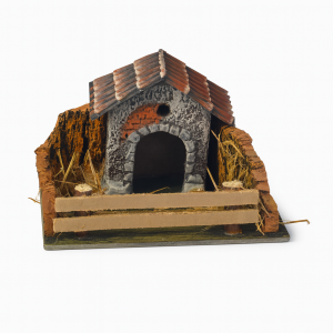 Pollaio in Resina per Presepe 17x13x15 cm