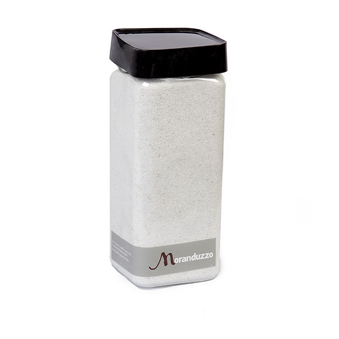Sabbia Colorata Bianca 0,5mm 825g, Decorazione Vasi, Moranduzzo
