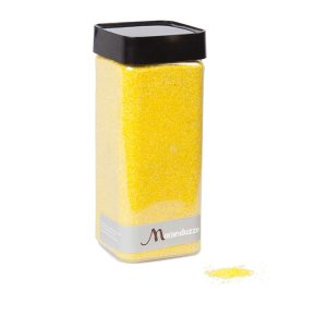 Sabbia Colorata Gialla 0,5mm 825g, Decorazione Vasi, Moranduzzo
