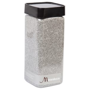 Sabbia Colorata Grigia 0,5mm 825g, Decorazione Vasi, Moranduzzo