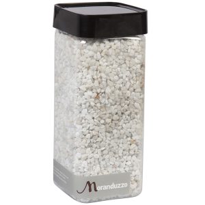 Granulato Colorato Bianco 2mm 825g, Decorazione Vasi, Moranduzzo