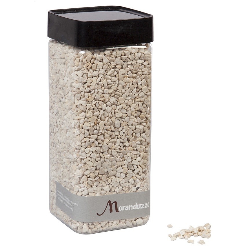 Granulato Colorato Crema 2mm 825g, Decorazione Vasi, Moranduzzo