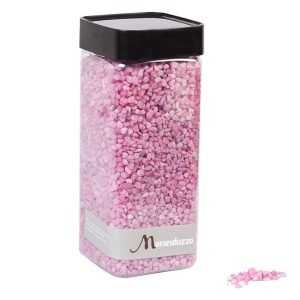 Granulato Colorato Rosa 2mm 825g, Decorazione Vasi, Moranduzzo