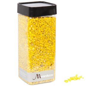 Granulato Colorato Giallo 2mm 825g, Decorazione Vasi, Moranduzzo