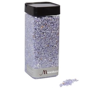 Granulato Colorato Lilla 2mm 825g, Decorazione Vasi, Moranduzzo
