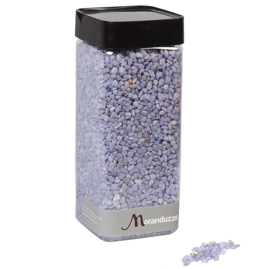 Granulato Colorato Lilla 2mm 825g, Decorazione Vasi, Moranduzzo