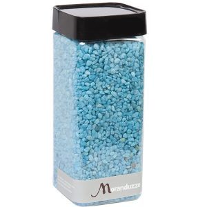 Granulato Colorato Turchese 2mm 825g, Decorazione Vasi, Moranduzzo