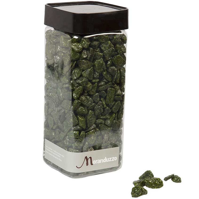 Sassi Decorativi Verde Bosco 9-13mm 825g, Decorazione Vasi, Moranduzzo