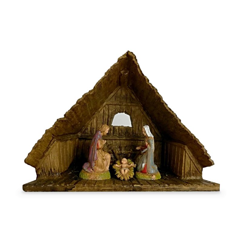 Cabane en PVC avec crèche 6 cm