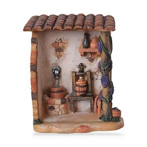 Bottega del Vinaio in Resina per Presepe 7,5x5x10,5 cm