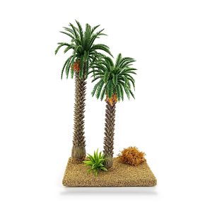 Palma doppia decorativa per paesaggi esotici in miniatura