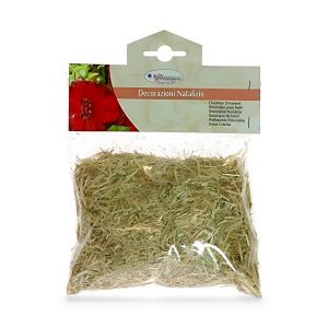 Busta con paglia naturale tritata 50 grammi
