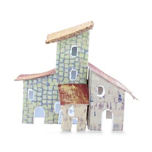Gruppo Case per Presepe 10×4,5×10 cm