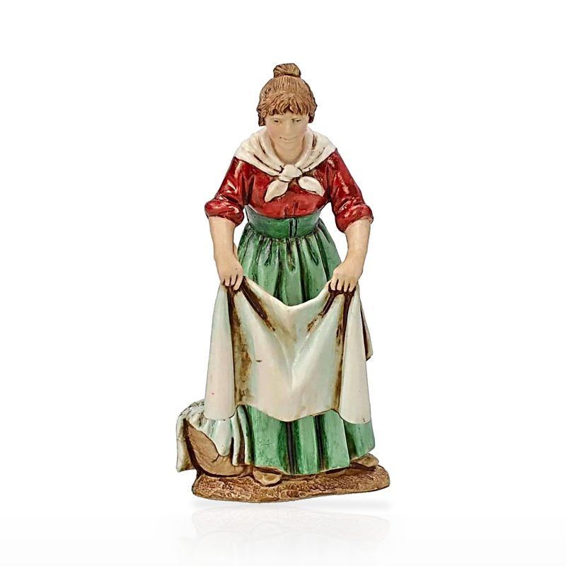Donna che Stende Standard 10 Stile Napoletano per Presepi in Scala 1:20