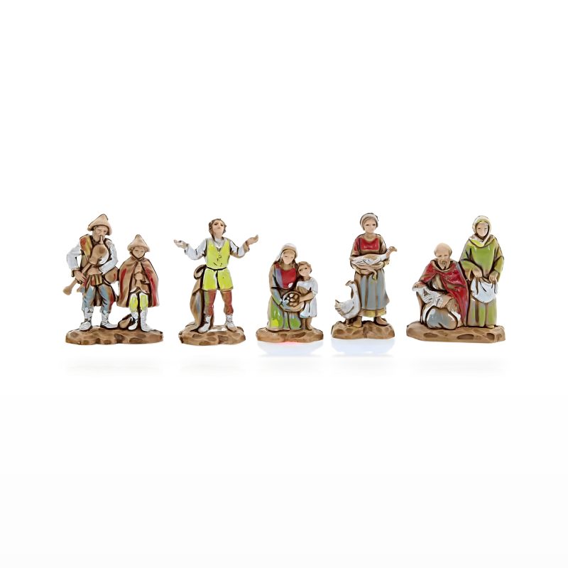 Set 21 Pastori e 1 Cammello Micro 3.5 per Presepi in Scala 1:50