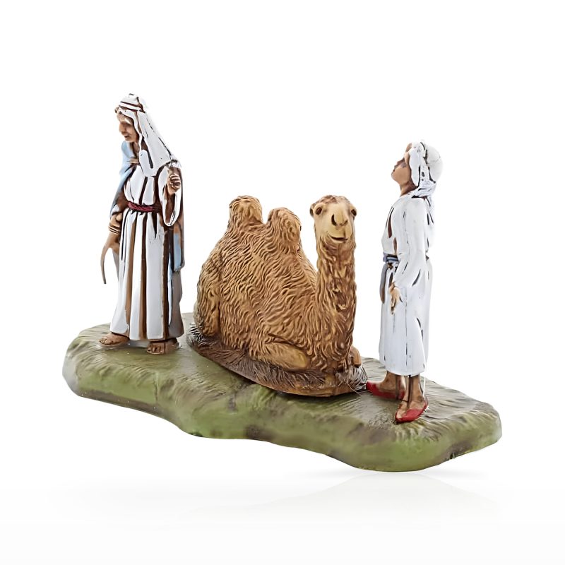 Chametiers avec Camel Mini 6 Napolitain pour crèches à l’échelle 1:32
