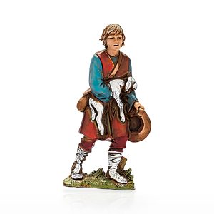 Adorante con Agnello Compact 8 per Presepi in Scala 1:22