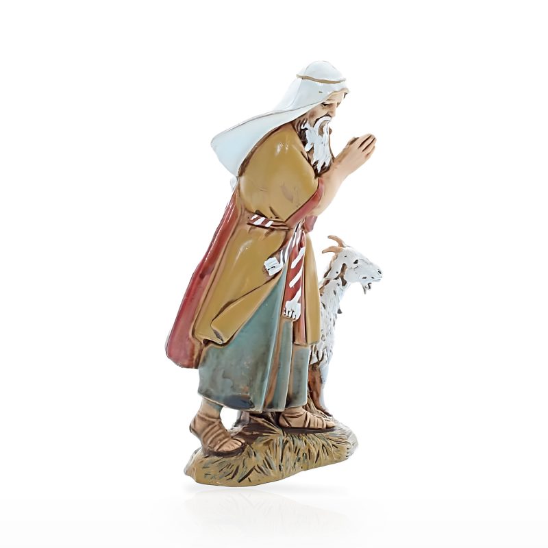 Vecchio con Capra Standard 10 Stile Arabo per Presepi in Scala 1:20