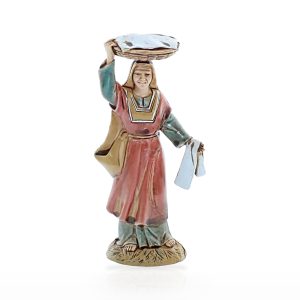 Donna con Cesta Standard 10 Stile Arabo per Presepi in Scala 1:20