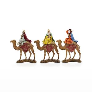 Re Magi su Cammello Standard 10 per Presepe in Scala 1:20