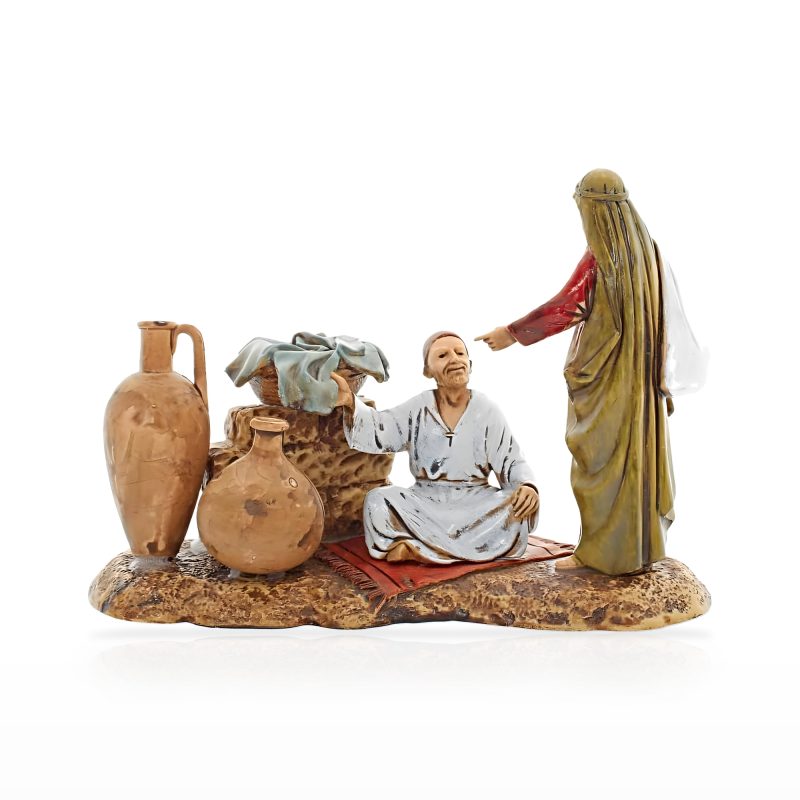 Gruppo Mercato Standard 10 per Presepe in Stile Arabo Scala 1:20