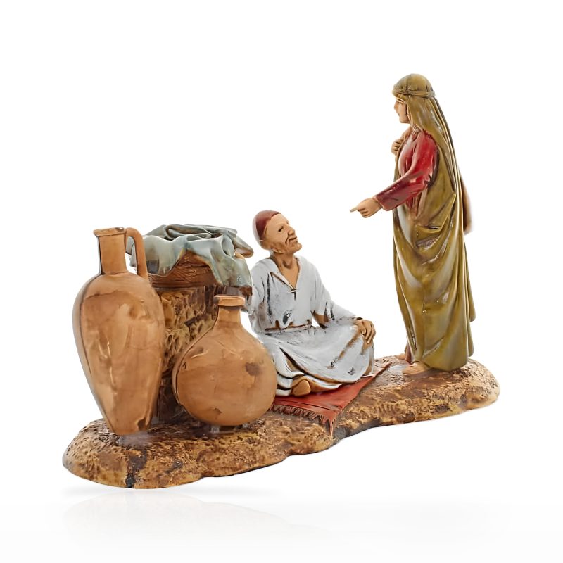 Gruppo Mercato Standard 10 per Presepe in Stile Arabo Scala 1:20