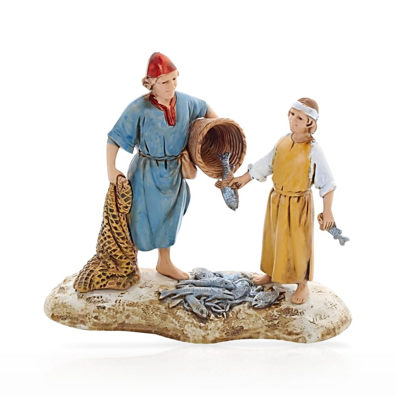 Gruppo Pescatori Standard 10 per Presepe in Stile Arabo Scala 1:20