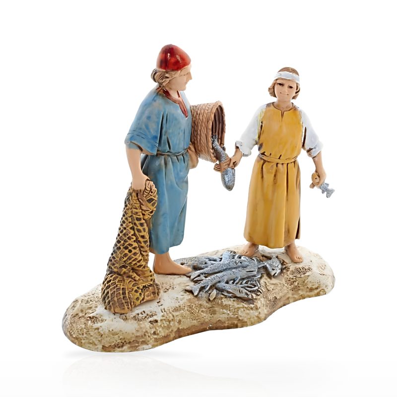 Gruppo Pescatori Standard 10 per Presepe in Stile Arabo Scala 1:20