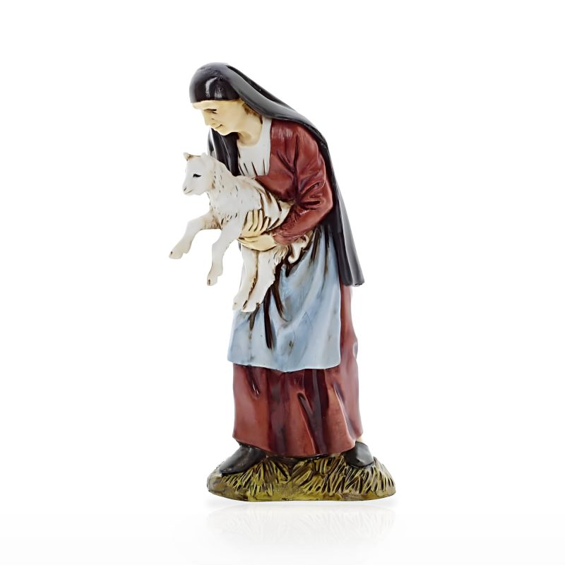 Alte Frau mit mittlerem Lamm 12 im Maßstab 1:15