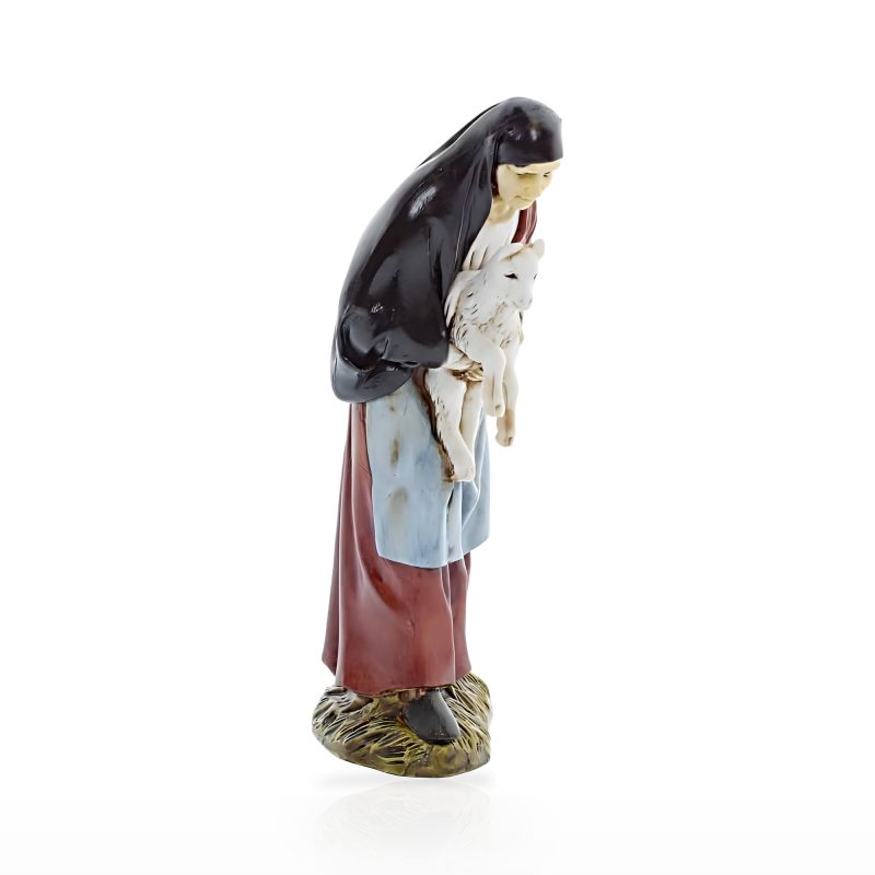 Alte Frau mit mittlerem Lamm 12 im Maßstab 1:15