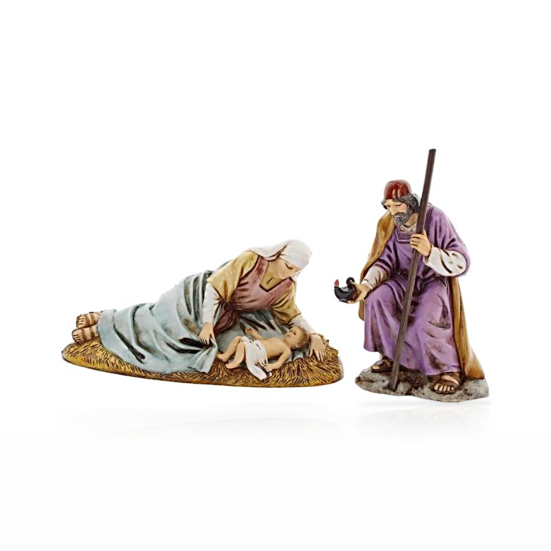 Nativité avec Marie couchée 3 Sujets Medium 13 à l’échelle 1:15