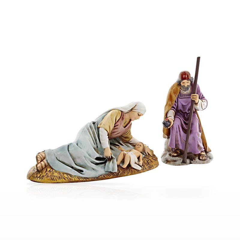 Nativité avec Marie couchée 3 Sujets Medium 13 à l’échelle 1:15