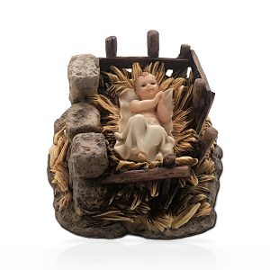 Gesù Bambino con Lenzuolo in Culla Prestige 15 Scala 1:12