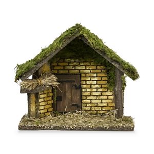 Capanna con Porta 5x15x21,5 in Scala 1:30 per Statue cm 6/8