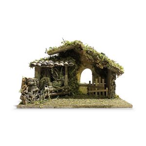 Capanna Mini Compact in Corteccia Naturale 27x11x20 cm