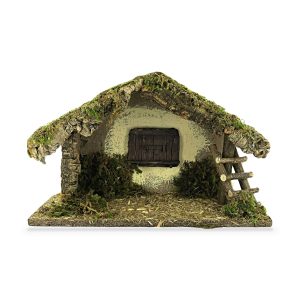 Capanna Mini Compact con Tettoia in Tegole 27x11x20 cm