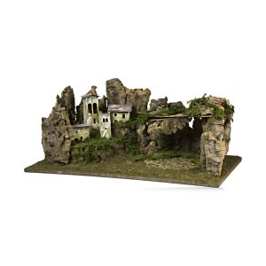 Paesaggio con Luci 58×33,5×26 in Scala 1:20 per Personaggi cm 10