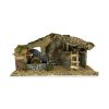 Capanna Elettrificata con Mulino ad Acqua 56x19x27 cm Scala 1:20