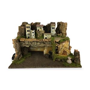 Paesaggio con Luci 58×33,5×26 in Scala 1:20 per Personaggi cm 10