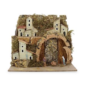 Paesaggio per Presepe 20x14x18 cm con Personaggi 3,5 cm