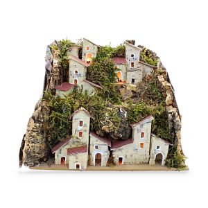 Paesaggio per Presepe con Luci 20x14x18 cm
