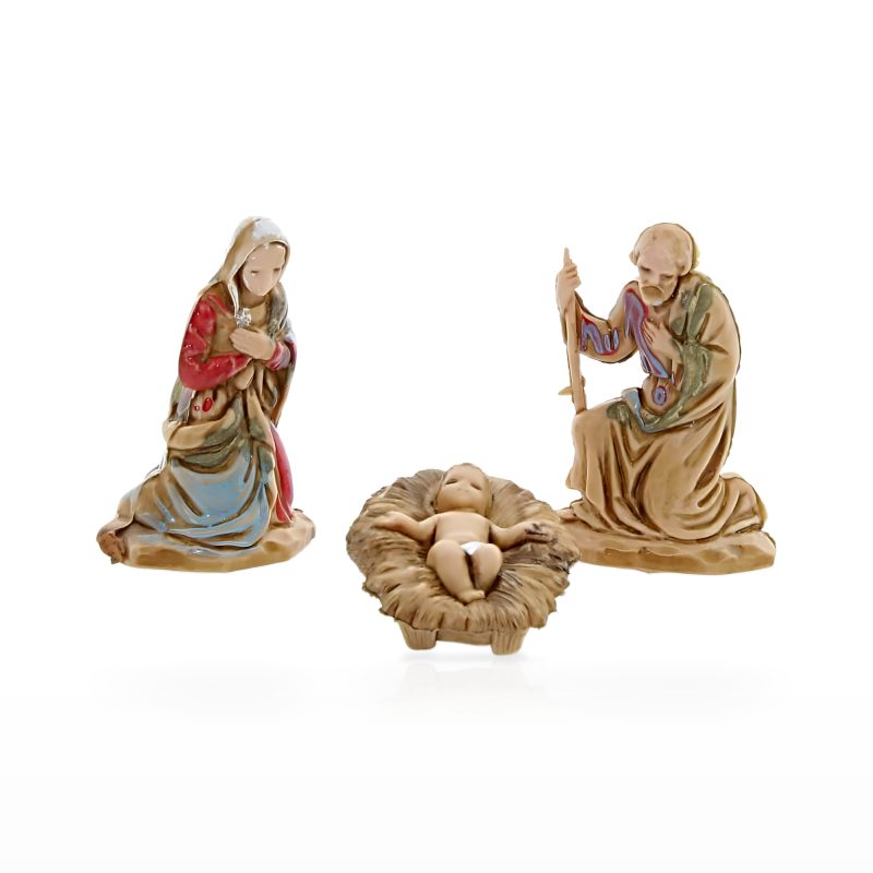 Set Natività 3 Soggetti Micro 3.5 per Presepi in Scala 1:50