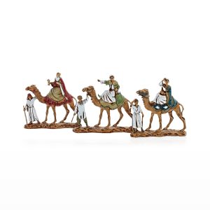 Set Re Magi su Cammello Micro 3.5 per Presepi in Scala 1:50