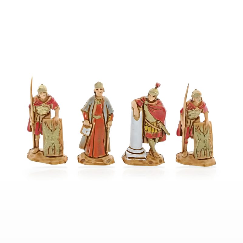 Set Re Erode Centurione e 2 Soldati Micro 3.5 per Presepi in Scala 1:50