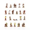 Set 7 Pastori Assortiti Micro 3.5 per Presepi in Scala 1:50