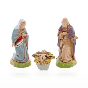 Set Natività 3 Soggetti Mini 6 Napoletano per Presepi in Scala 1:32