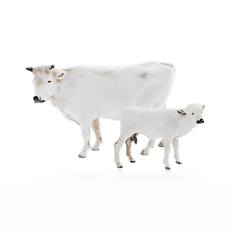 Mucca e Vitello Compact 8 per Presepi in Scala 1:22
